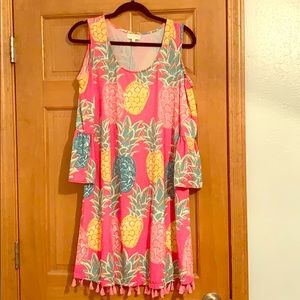 Simply Southern Pineapple Dress 🍍 Size Large